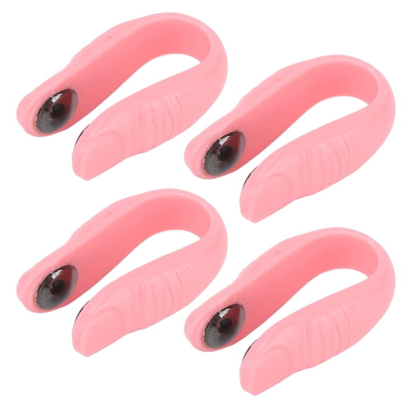 Yajisi Acupressure Hand Pressure Point Clip for Tension Headache and Migraine Relief Natural Stress Reduction Wearable Magnets Acupoint Massager (Pink, 4-Pack) - 4.72 in / 12 cm