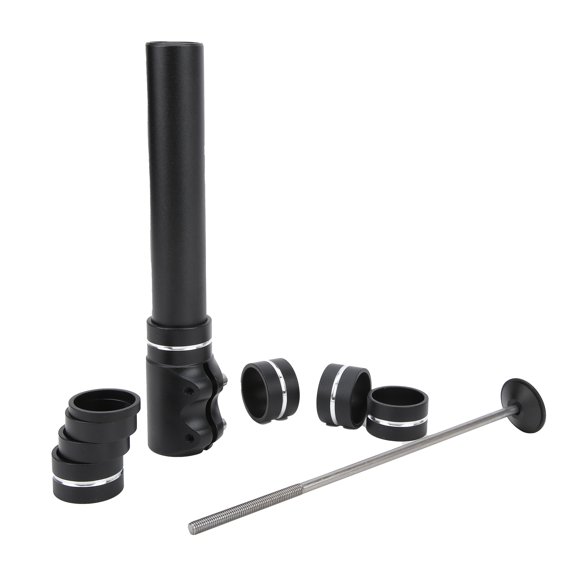 Yajisi Adjustable Bike Stem Riser Fork Extender Aluminum Alloy Bicycle Handlebar Raiser Head Up Adapter (8.3 inches / 210 mm)[cite: 1]