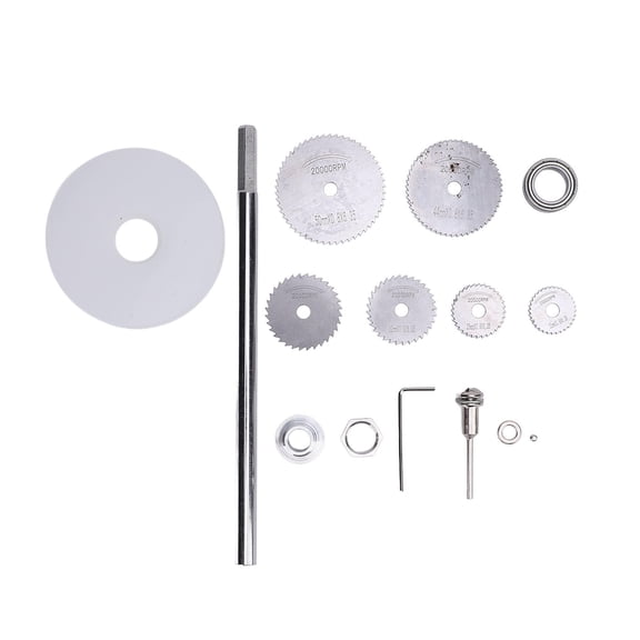 Yajisi Adjustable Depth PVC Pipe Cutter Set – 20cm Internal Cutter with Hex Shank, Transparent ABS Guide, 6 HSS Blades, Versatile for PVC, Plastic, Wood & Soft Metal