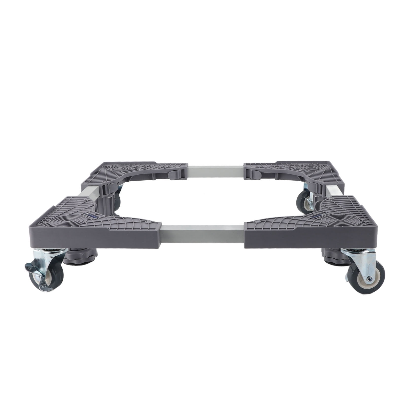 Yajisi Adjustable Washing Machine Mobile Roller Cart with Brakes Heavy Duty Refrigerator Stand Base (16.1-24.4 inches / 41-62 cm)