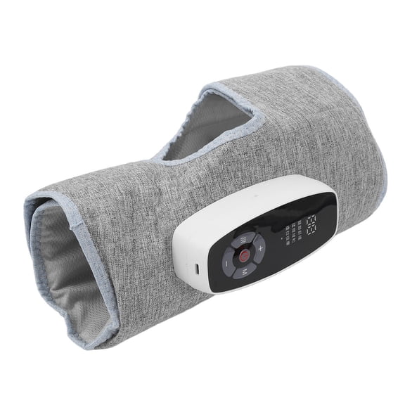 Yajisi Air Calf Compression Massager with Heat and Vibration, Cordless Adjustable Leg Wrap for Circulation and Pain Relief, Gray