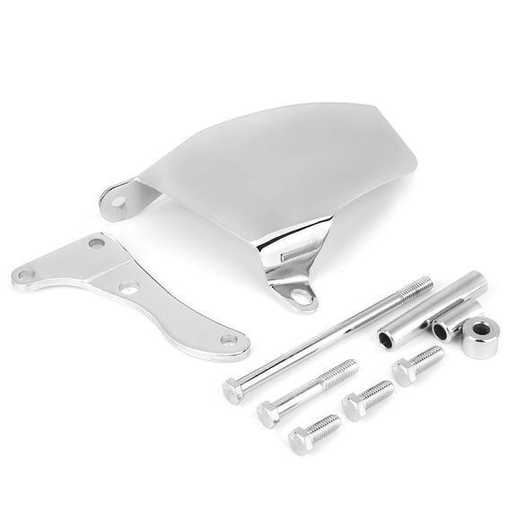 Yajisi Aluminum Electroplated Alternator Bracket Support Replacement Fits for SBC Chevy 350 Long Water Pump 265 283 305 327 383 400 Engines 1969-1987 Passenger Cars 1973-1986 Light Trucks
