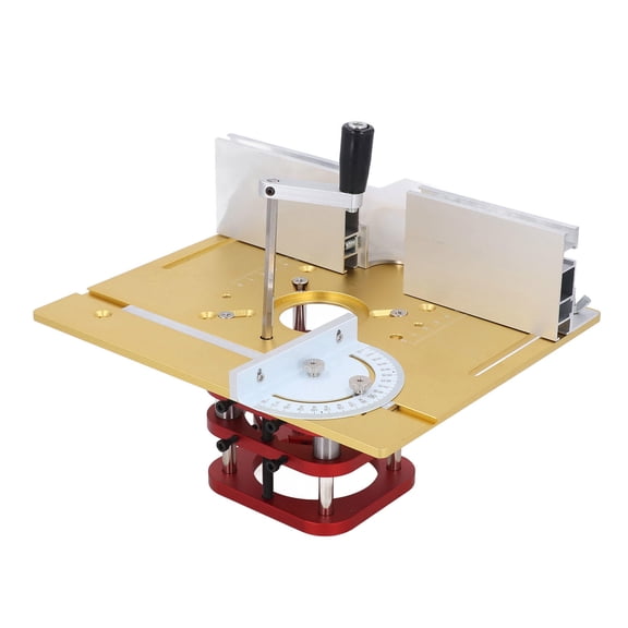 Yajisi Aluminum & Stainless Steel Router System Kit Manual Lifting, Accurate Control, Universal Fit, Durable Folding Platform for Woodworking Machines