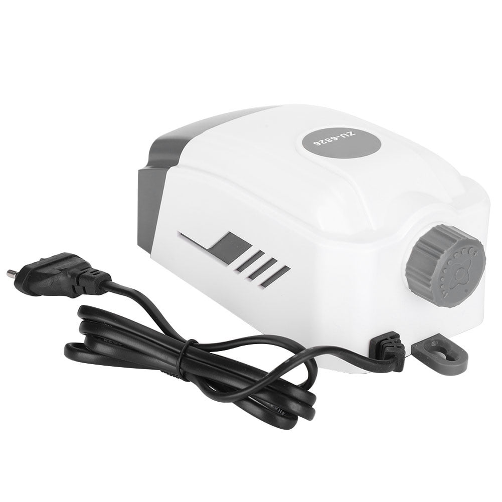 Yajisi Aquarium Air Pump Mute Fish Tank Oxygen Filling Aerator ZU-6826 6W 220V-240V, 8.27 in / 21 cm