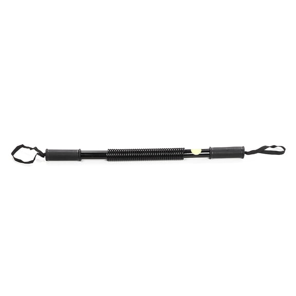 Yajisi Arm Power Exerciser Spring Twister Bar Forearm Strength Chest Expander Muscle Trainer Home Gym Equipment, Black, 44 lbs / 20 kg