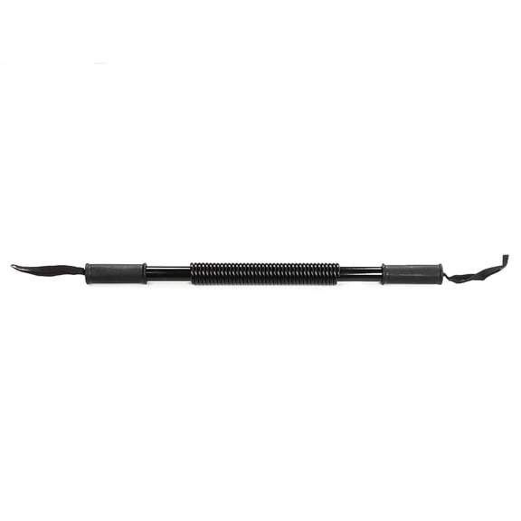 Yajisi Arm Power Exerciser Spring Twister Bar Forearm Strength Chest Expander Muscle Trainer Home Gym Equipment, Black, 66 lbs / 30 kg