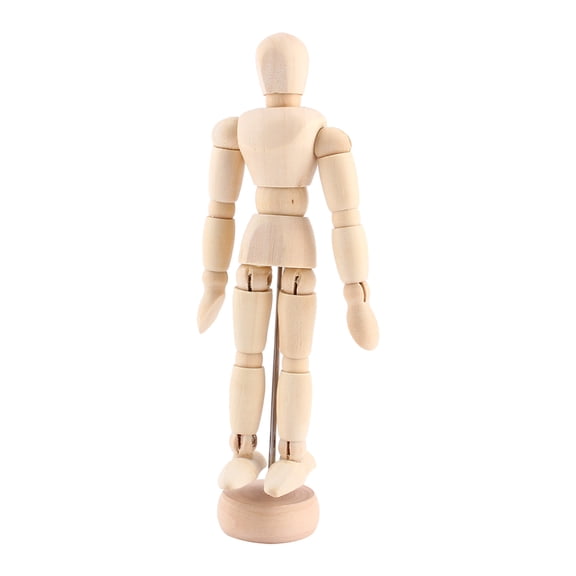 Yajisi Art Class Wooden Figure Male Manikin Mannequin Wood Movable Model Display Crafts 5.5inch / 14 cm[cite: 1]