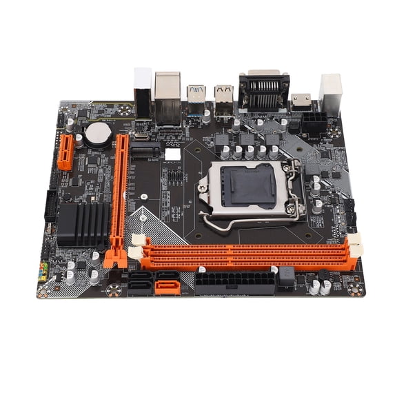 Yajisi B75M-VH Computer Motherboard DDR3 LGA 1155 1000Mbps NIC NVME M.2 USB 3.0 SATA 3.0 High Performance Desktop PC Mainboard Support 16GB RAM