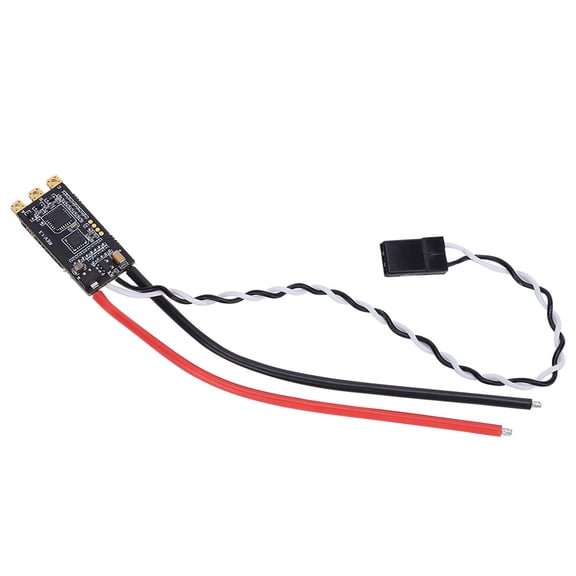 Yajisi BLHeli_S 45A Brushless ESC Electronic Speed Controller with Multi-Color Built-In LED Light 2S-6S LIPO Input DSHOT Supported FPV Racing Drone Accessory Replacement Part (14.0 cm / 5.51 inches)
