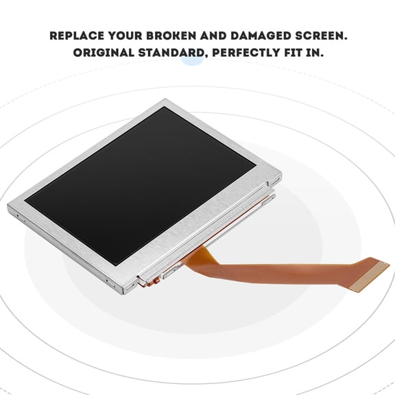 Yajisi Backlit Highlight LCD Screen Replacement Part For GBA SP AGS-101 Console (2.8 x 2.4 inches / 7.2 x 6 cm)