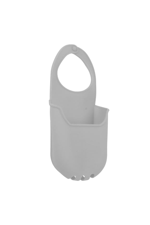 Beach Bag Phone Holder Accessory EVA Quick Access Tote Insert Organizer Decoration for Travel and Outdoor Use, Compatible with Bogg Bags, Water-Resistant Pouch, Grey, 7.87 inches / 20 cm