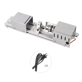 Yajisi Beads Grinding and Polishing Machine Mini Lathe Woodworking Craft Rotary Machine 100W 12-24V DC Variable Speed 1500-7000 RPM (12.2 inches / 310 mm)