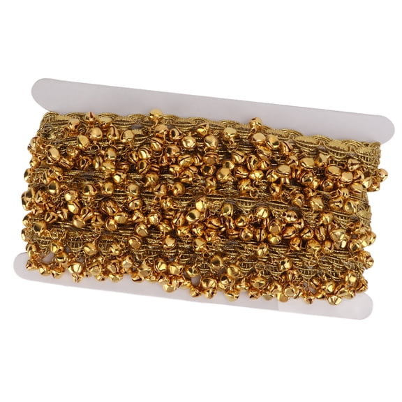 Yajisi Bell Belt 10 Yards Golden Loudly Sound Simple Metal Polyester Material Table Decoration Art Craft Party Dressing Gifts Collection Cabinet Decor[cite: 1]
