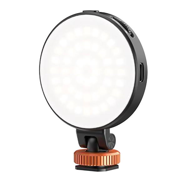 Yajisi Bi-Color LED Video Light Portable Photography Fill Lamp 2500-8500K Adjustable Brightness Dimmable On-Camera Illumination for Smartphone DSLR Camera Vlog Video Recording Livestreaming