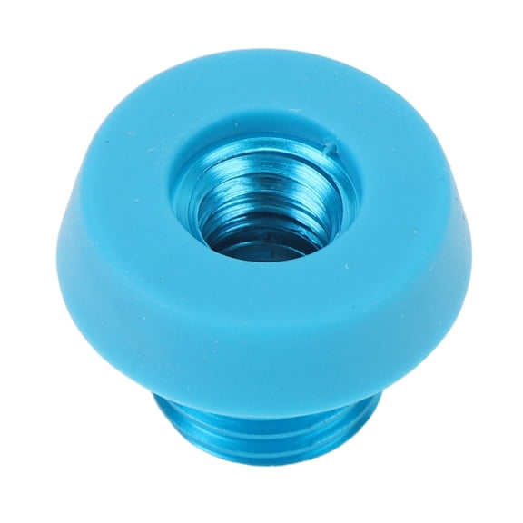 Yajisi Billiard Cue Rubber Bumper Aluminum Alloy Bottom Cover Plug Protector Round Replacement Accessory For Pool Cues Black Finish 1.57 inches / 4 cm Length Ideal For Intermediate And Pro Players