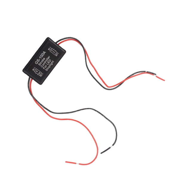Yajisi Brake Lights Strobe Controller Plastic LED Flash Control Module GS-100A 12-24VDC (8 inches / 20.32 cm)