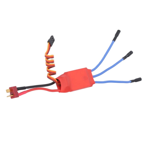 Yajisi Brushless Electronic Speed Controller 30A, Anti Interference Drone ESC Replacement with T Plug for FPV F450 Mini Quadcopter, Supports 5.6V-16.8V, Continuous Current Output (3.15 in / 8 cm)