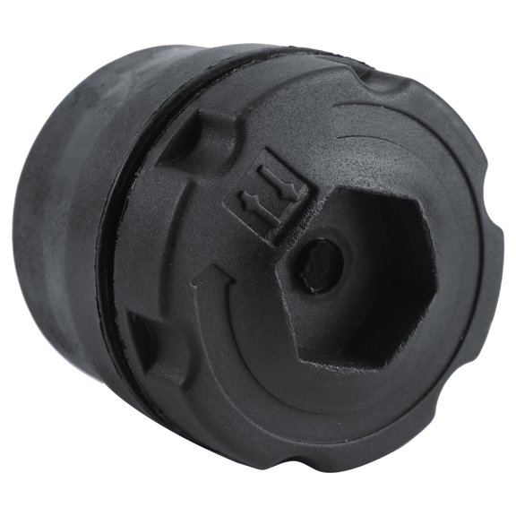 Yajisi Bump Feed String Trimmer Head for Gasoline Brush Cutter Replacement Part, Universal 10mm x 1.25mm Left Hand Thread High Impact Plastic Strimmer Head for Lawn Mowers, Black Color