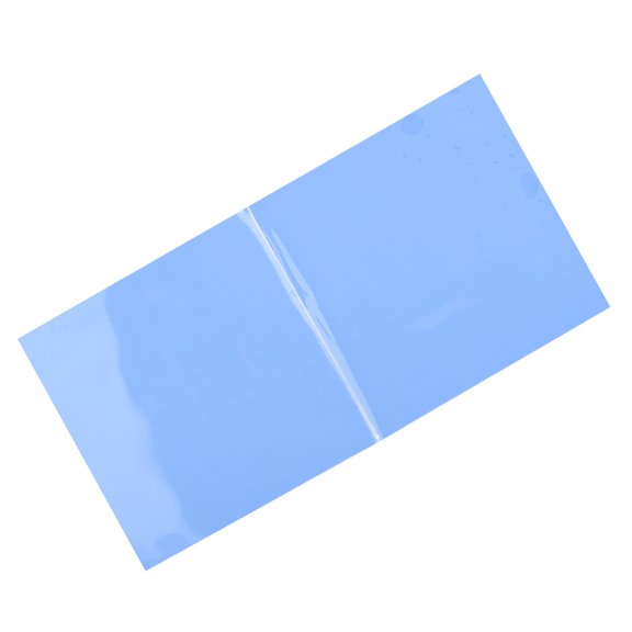 Yajisi CPU Thermal Pads High Performance 5.0 W/mK Conductive Silicone Pad for Heatsink Cooling, 2 Pieces (3.9 x 3.9 inches / 100 x 100 mm, Blue)