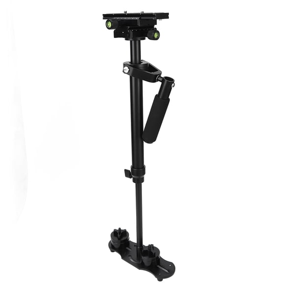 Yajisi Camera Stabilizer Quick Balancing 360 Degree Rotation CNC Aluminum 3 Axis Handheld Video Mount Bracket Base for DSLR SLR Up To 8 Lbs Load Capacity