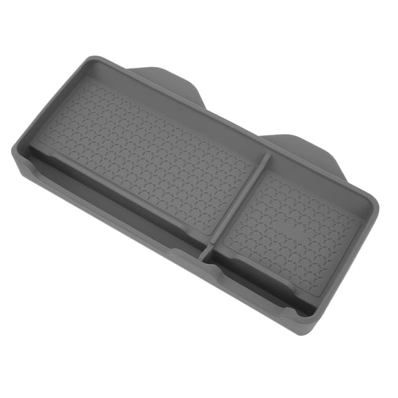 Yajisi Car Dash Board Storage Case Silicone Organizer with Hidden Magnet Replacement for Tesla Model 3 & Y, Gray (11 in / 28 cm) Custom Fit Auto Center Console Tray