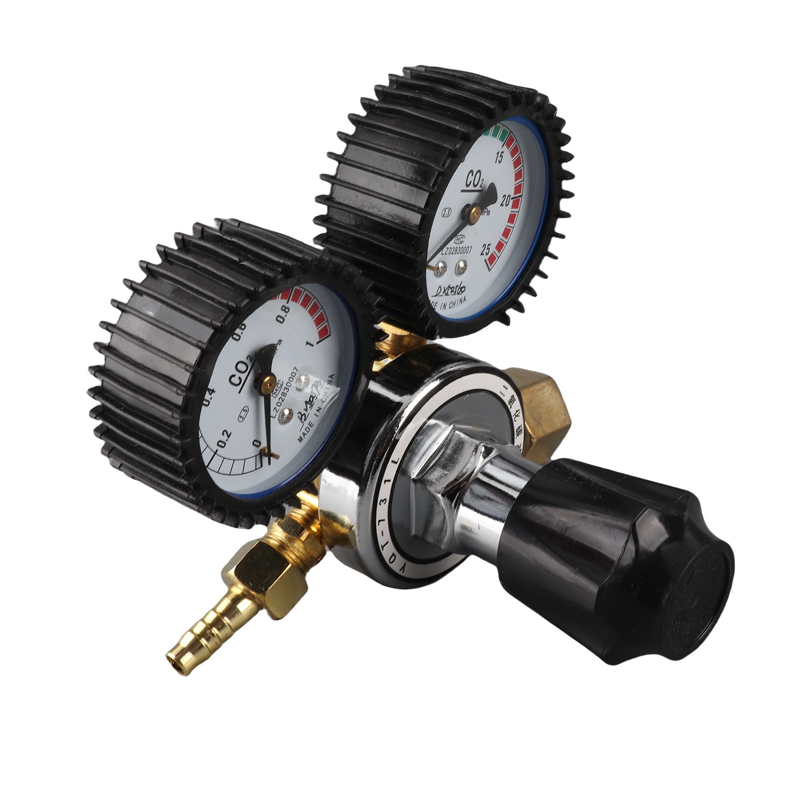 Yajisi Carbon Dioxide Regulator 2 Gauge CO2 Pressure Regulator for Welding Cutting Electronic Industries