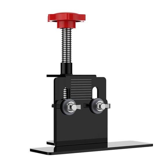 Yajisi Carbon Steel Cabinet Door Clamp Adjustable Height, Thickened Design for Wall, Wardrobe & DropDown Doors