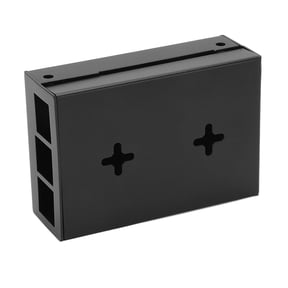 Yajisi Case for Raspberry Pi 4B Aluminum Alloy Protective Enclosure Housing Black (3.54 x 2.36 x 1.18 in / 9 x 6 x 3 cm)