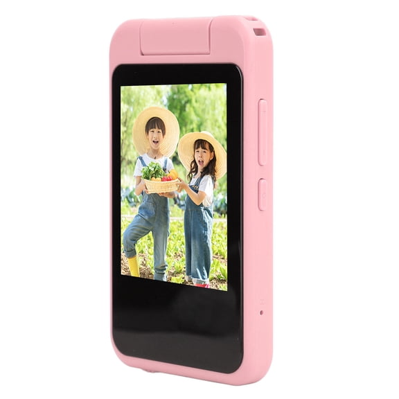 Yajisi Children Digital Video Camera 1080P 48MP 2.8 Inch / 7.1 cm IPS Touch Screen MP3 Music Player Kids Digital Camera Roseate Pink