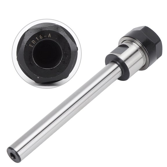 Yajisi Collet Chuck Holder Straight Extension Rod Chrome Molybdenum Alloy Steel ER16A-100L C12