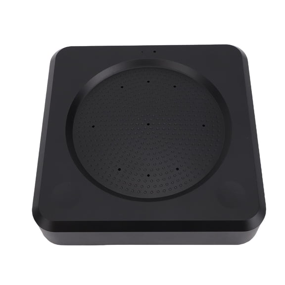 Yajisi Conference USB Microphone with 6 Mic Array, 360 Degree Voice Pickup, Noise Reduction, 10 Meter / 32.8 ft Pickup Distance, Desktop Computer Omnidirectional Mic for PC, Mac, Black