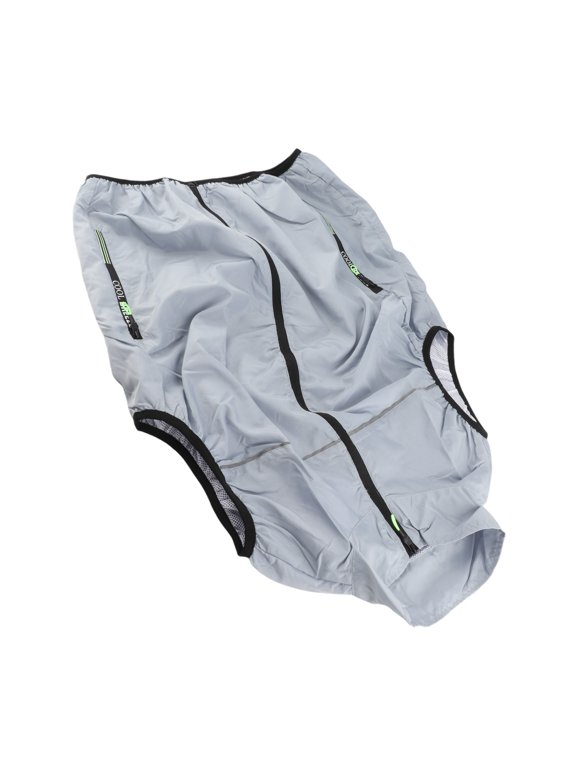 Cooling Vest with 2 Fans 3 Levels Adjustable Circulation Air Conditioned Clothes for Hot Weather Work Gray M (13.78 inches / 35 cm)