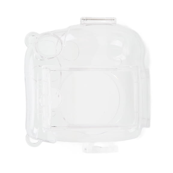 Yajisi Crystal Clear Transparent PC Protective Hard Case Shell for Fujifilm Instax Mini 7+ Camera, Lightweight Portable Travel Accessory with Strap, 5.9 inches / 15 cm Length, Perfect Protection