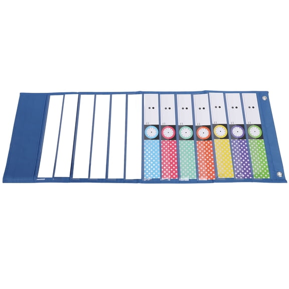 Yajisi Daily Schedule Pocket Chart for Classroom and Home, Classroom Visual Schedule Pocket Chart with 13 Blank Dry Erase Cards and 2 Sturdy Hanging Hooks (13.0 x 9.1 in / 33.0 x 23.0 cm)