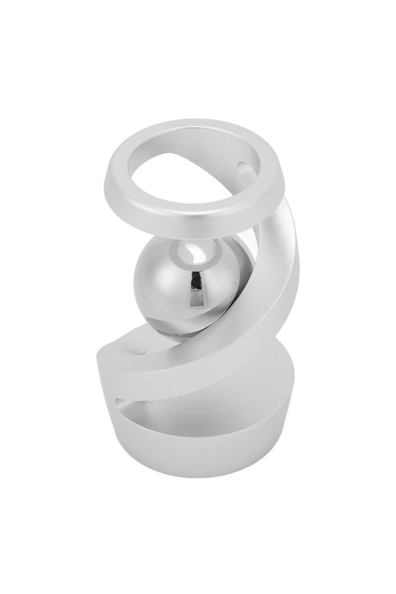Desktop Levitating Gyroscope Anti Gravity Kinetic Desk Toy Tabletop Ornament Stress Relief Toy for Home Office, 3.15 inches / 8 cm, Aluminum Alloy