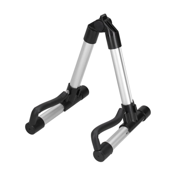 Yajisi Detachable Aluminum Alloy Guitar Stand, Portable Folding Display Holder for Ukulele & Small Stringed Instruments, Silver, 9.3 inches / 23.5 cm