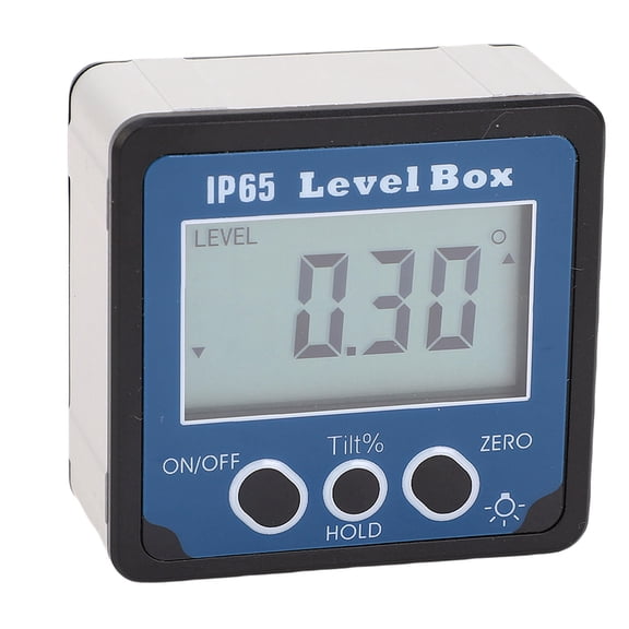 Yajisi Digital Inclinometer Level  IP65 Waterproof, Backlit & Reverse Screen, 490 Range, 0.2 Accuracy, Strong Magnetic Base