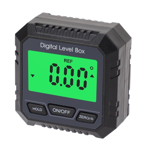 Yajisi Digital Level Box Magnetic Angle Finder Protractor Inclinometer for Carpentry Black 2.36 in