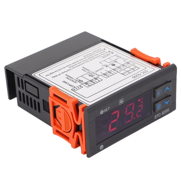 Yajisi Digital Temperature Controller Dual Sensor LED Screen Thermostat for Cold Cabinet Freezer 220VAC Heating Cooling Equipment Calibration Function Included[cite: 1]
