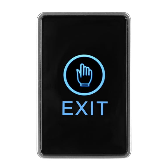 Yajisi Door Exit Release Button Switch Touch Sensor Panel for Access Control Systems, 12V Output DC Voltage, 4.33 inches / 11 cm Length, White Color Pushbutton Type Replacement Accessory Parts