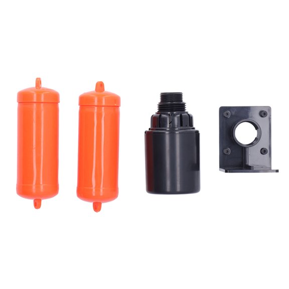 Yajisi Double Float Liquid Level Switch, Premium PP Plastic Automatic Water Level Controller Flow Switch for Self Provided Water Pumps, Deep Wells, and Factory Pools, 15A 250V (380V), YT-70AB