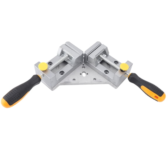 Yajisi Double Handle 90 Degree Corner Clamp Aluminum Alloy Right Angle Quick Release Detachable Woodworking Vise Tool for Carpentry Welding Engineering DIY Projects 12.6 inches / 32 cm