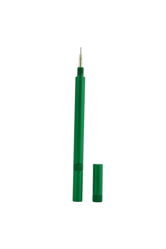 Double Head Spring Bar Tool Rustproof Stainless Steel Green Cylinder Watch Band Removal Tools for Watch Repair Kit, 5.1 inches / 13.0 cm Length[cite: 1]