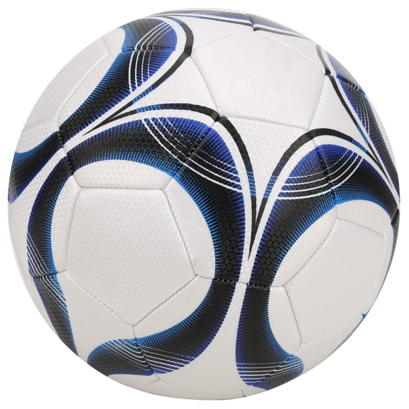 Yajisi Double Layer Anti Explosion Training Soccer Ball Official Size 5 Professional Wear Resistant Adults Teaching Football for Outdoor and Indoor Matches Cool Blue 8.27 inches / 21 cm