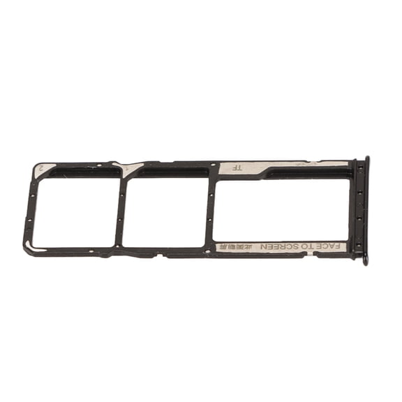 Yajisi Dual Sim Card Tray Replacement for Xiaomi Redmi Note 10 - Premium Plastic Dual Slot Holder Kit with Eject Pin & Cleaning Brush, Precision Fit Black