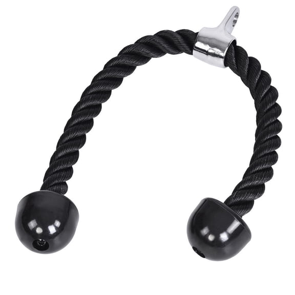 Yajisi Dual & Triple Head Nylon Resistance Rope  6.3 x 7.9 HighDurability Tension Cable for Biceps, Triceps, Core & Back Training  ChromePlated Connectors