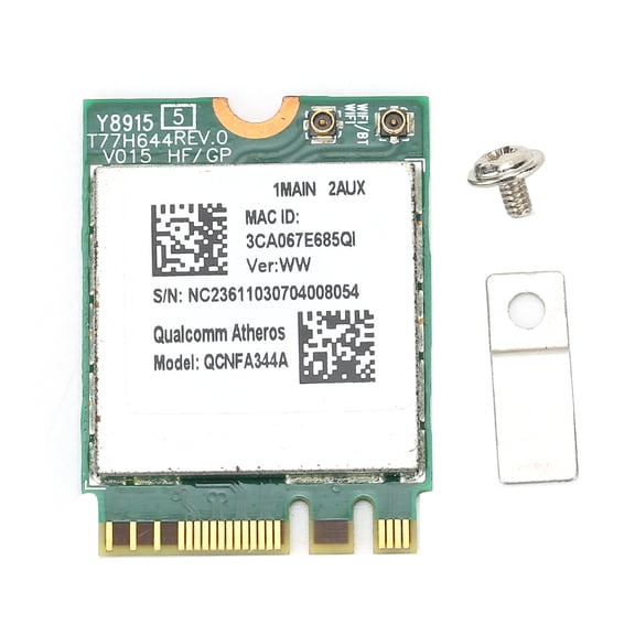 Yajisi DualBand Wireless Network Card QCNFA344A WiFi for Bluetooth Chip Wirefree Module 802.11AC 5G 867Mbps 2.4G 300Mbps NGFF M2 Windows 7 8 10 PC Accessories