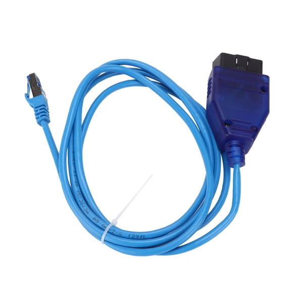 Yajisi ENET Interface Cable OBD RJ45 Coding Programming with LED Light Replacement for F/1/3/5/7 Series Car Diagnostic Tool 18 inches / 45.72 cm