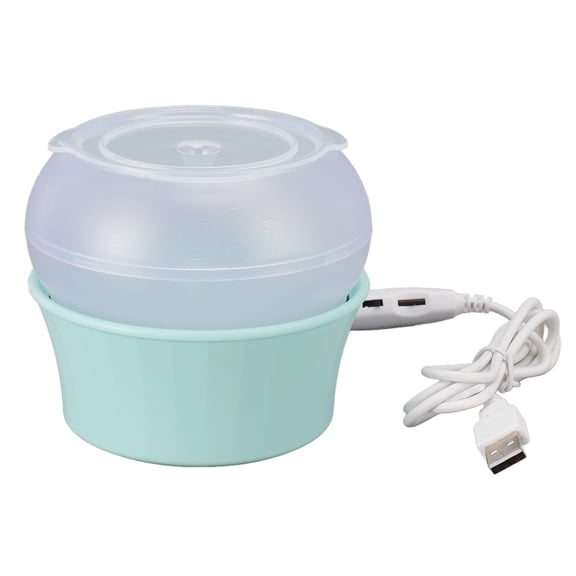 Yajisi Electric Bead Spinner Reversible Stepless Speed Adjustment Efficient USB Beading Machine for DIY Bracelet Necklace, Green (3.9 x 4.3 inches / 9.8 x 11 cm)