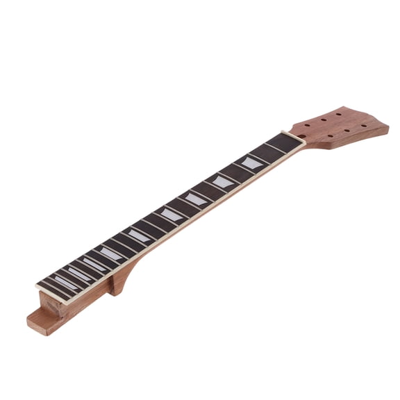 Yajisi Electric Guitar Neck 25.8 inches / 65.5 cm Mahogany 22 Frets Rosewood Fingerboard Musical Instrument Replacement Parts for Guitar Repair and Building Projects Brown